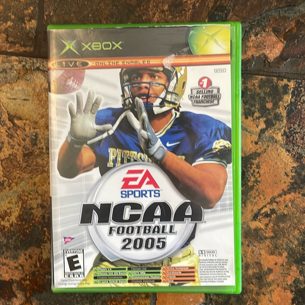 NCAA football 2005 Xbox game